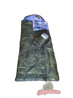 Спальный мешок Аляска Флис (-20 С) тк.Оксфорд (Цифра) в компрессионном чехле