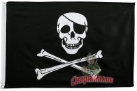 Флаг "Jolly Roger" 3' x 5' (полиэстер) Rothco